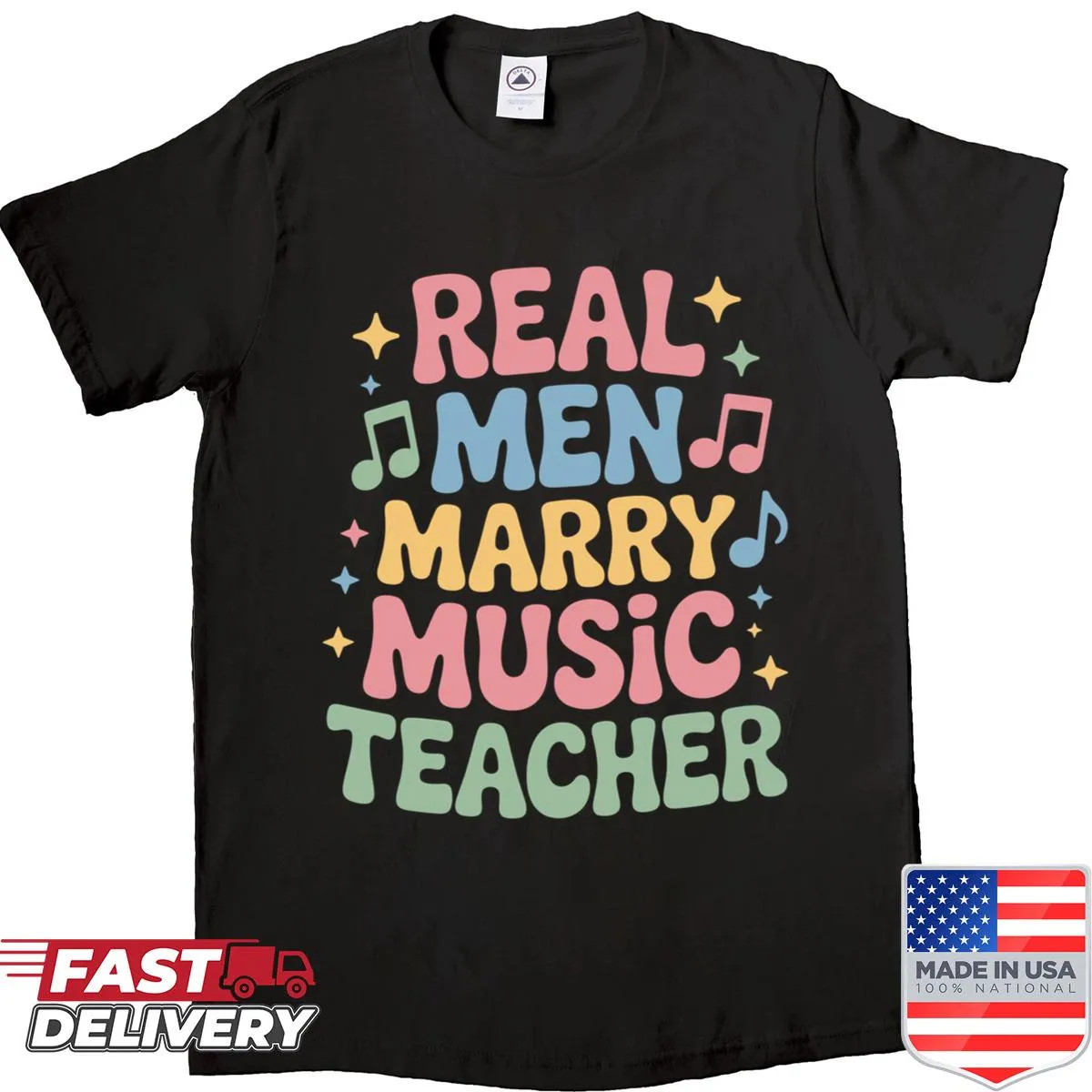 Sentimental shirt honoring music teachers.