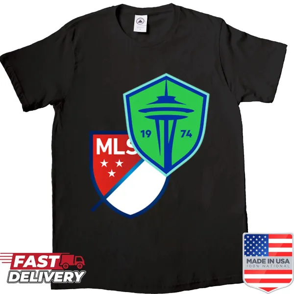 Shirt featuring the Seattle Sounders FC logo