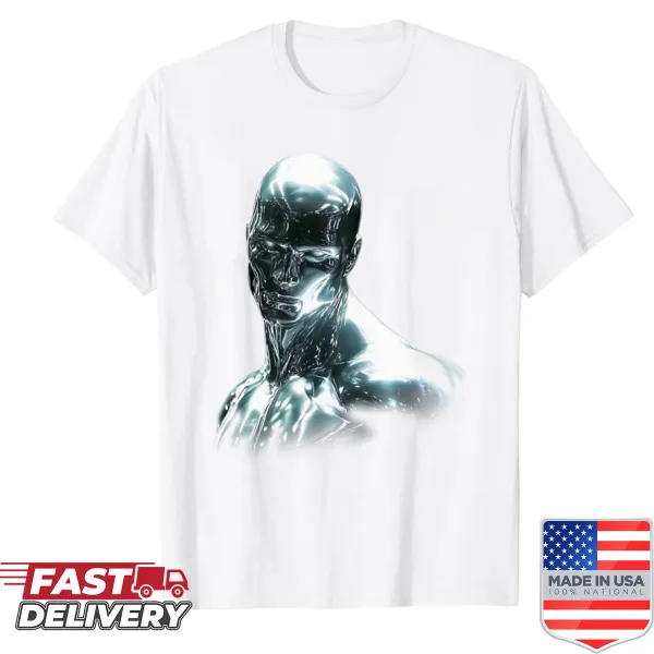 Silver Surfer shirt featuring bold character illustration