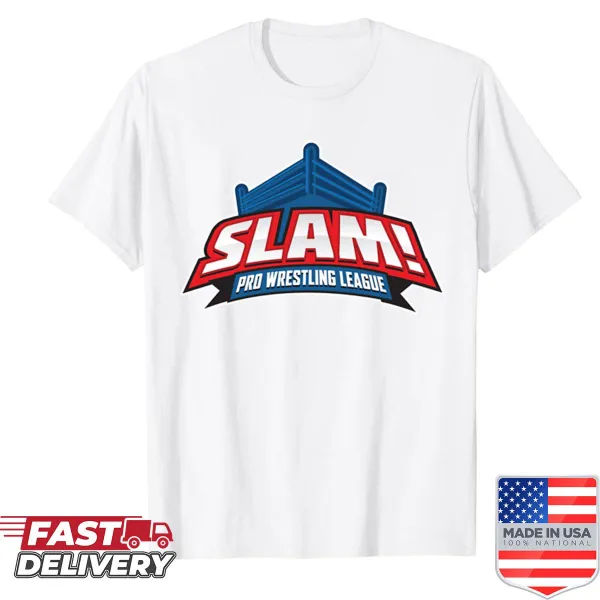 Bold 'Slam' logo graphic shirt