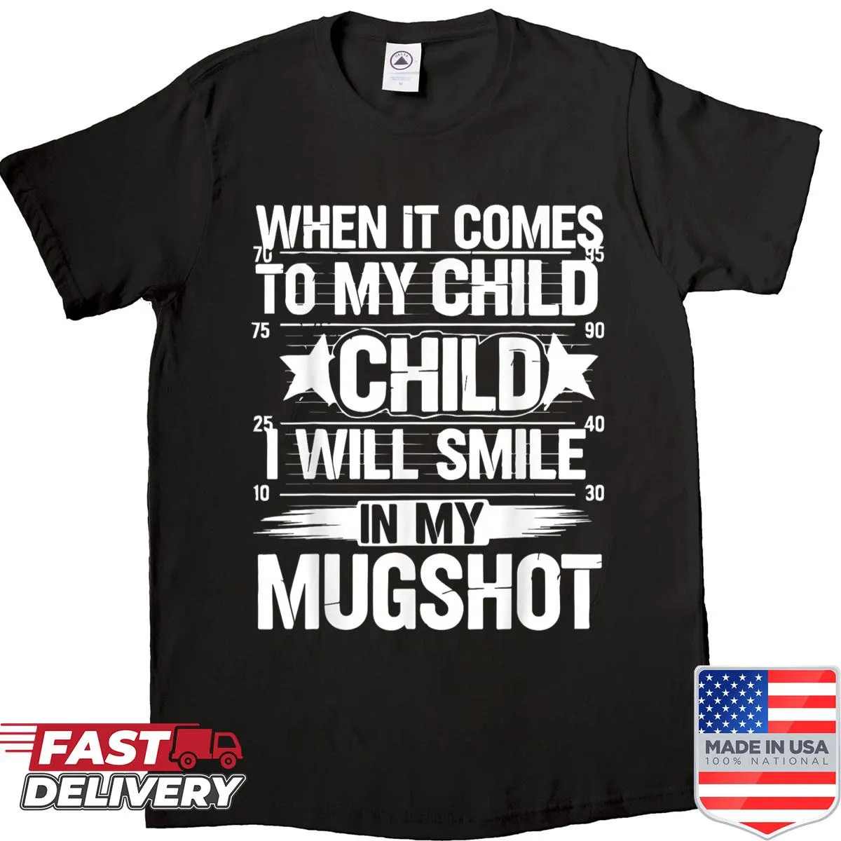 Sentimental shirt for dads expressing love for their child