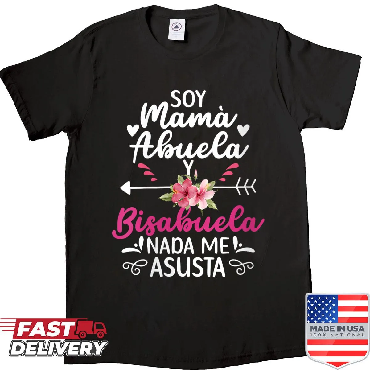 Text design honoring Great Grandma Bisabuela for women