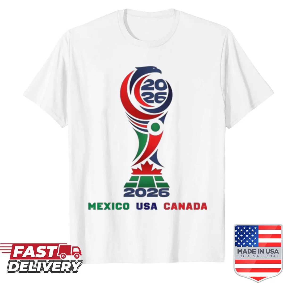 World Cup-themed shirt promoting the 2026 tournament