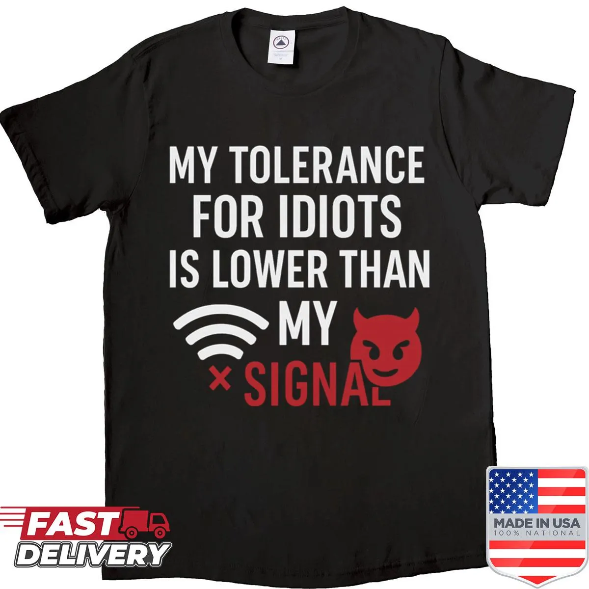 Funny shirt featuring the quote Zero Fs Given in bold typography