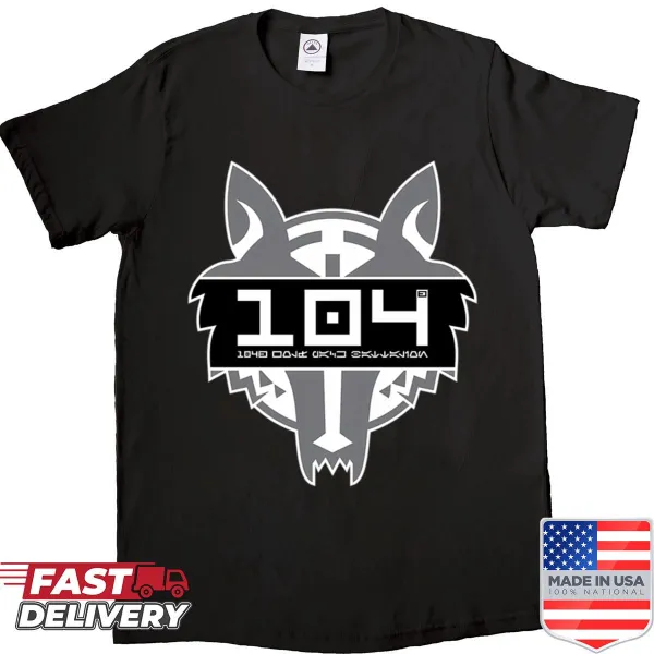 104th Wolf Pack Battalion logo shirt from 1939