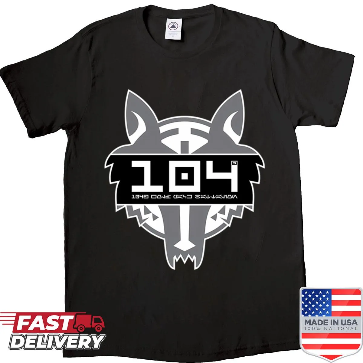 104th Wolf Pack Battalion logo shirt from 1939