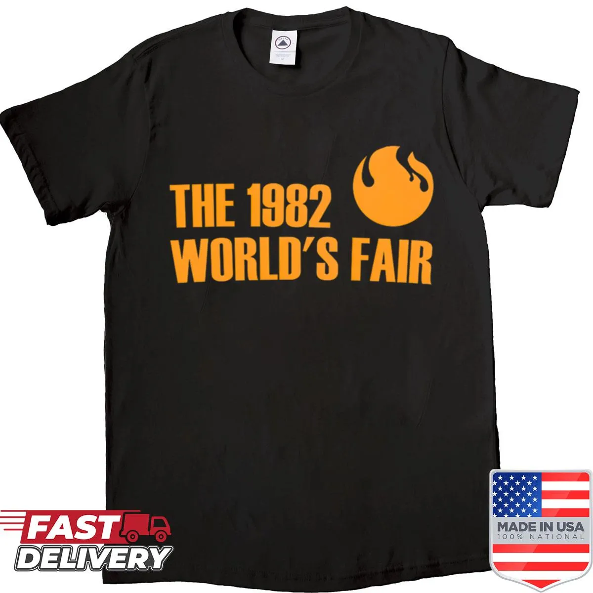 Retro T-shirt featuring the 1982 Worlds Fair Knoxville logo