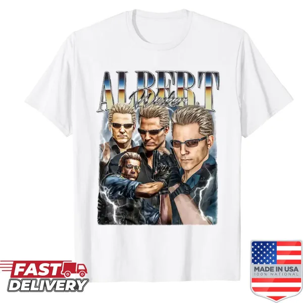 Vintage Albert Wesker bootleg t-shirt design