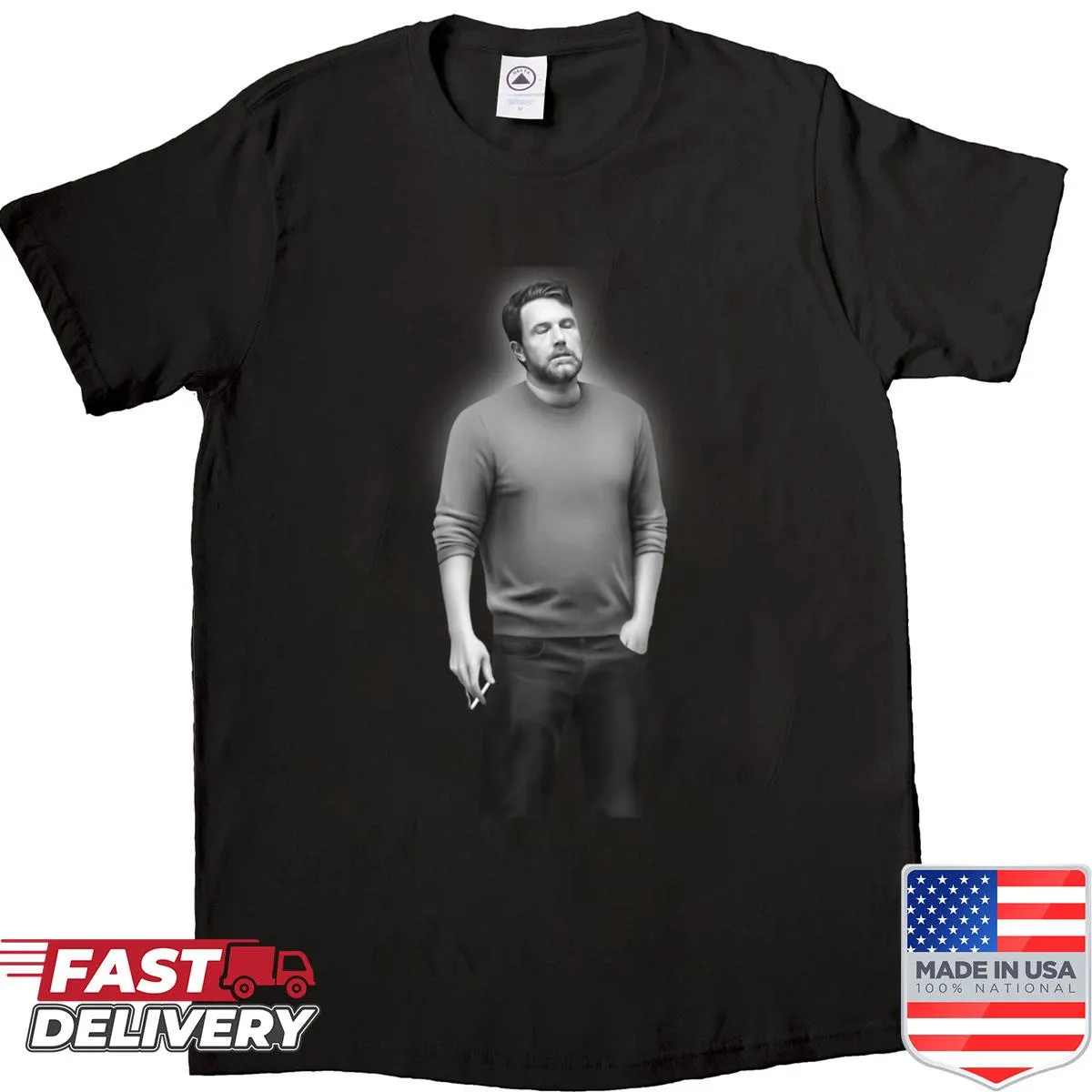 Minimalist Ben Affleck themed shirt for fans