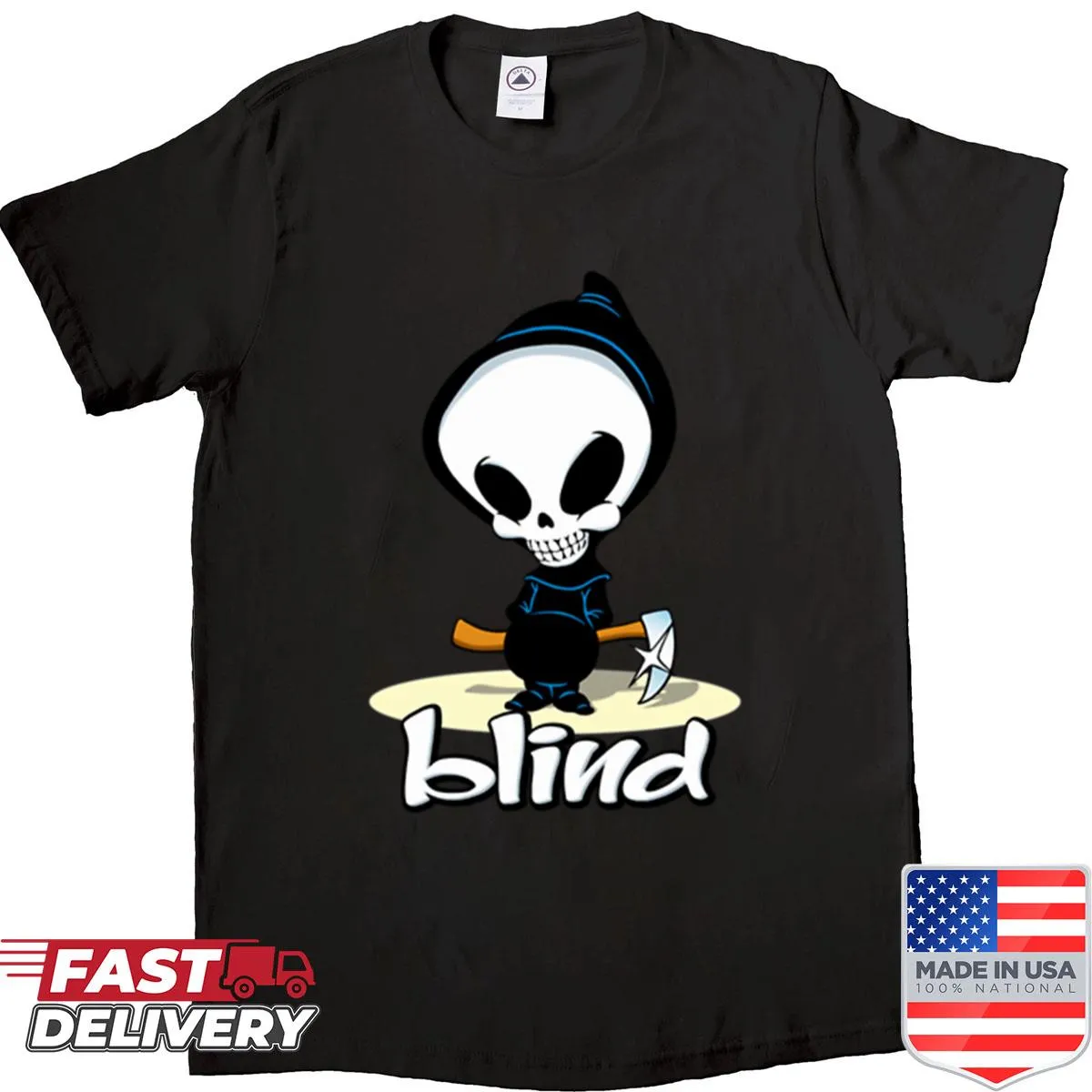 Graphic shirt representing skateboarding culture for casual wear.
