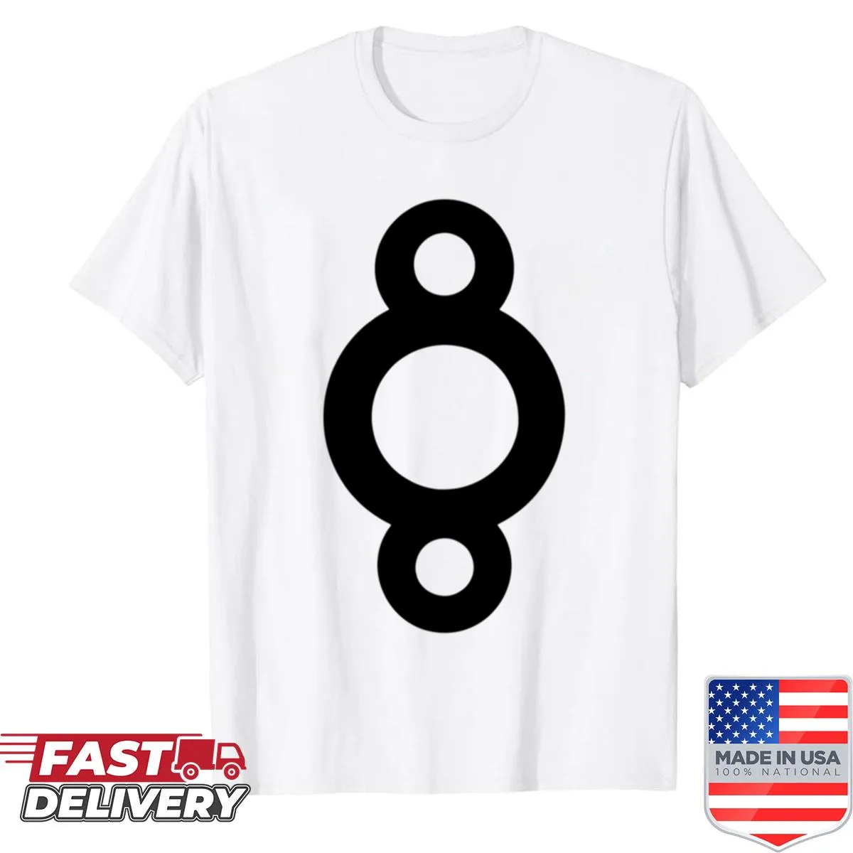 Black logo t-shirt featuring Bon Iver branding