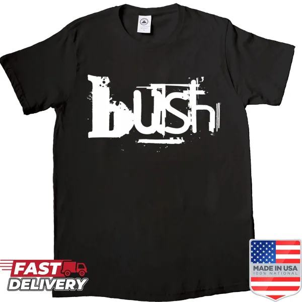 Minimalist shirt featuring the Bush logo