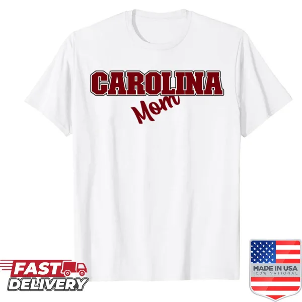 Stylish Carolina Mom t-shirt with bold typography celebrating motherhood