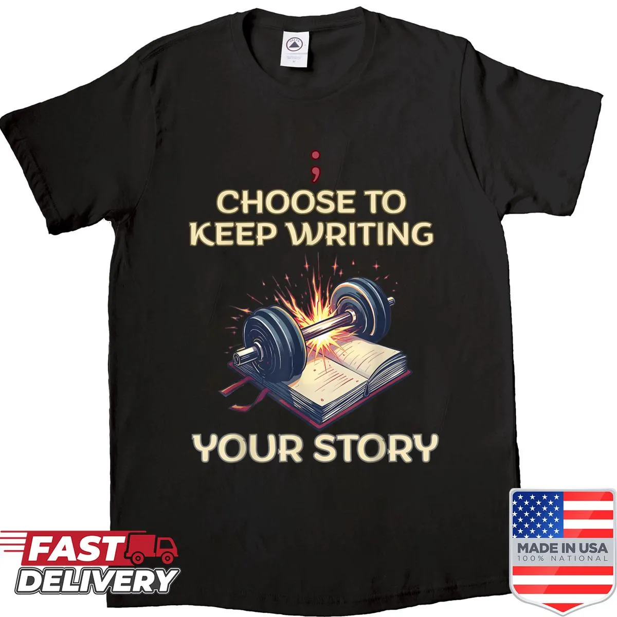 Inspirational gym motivation graphic t-shirt