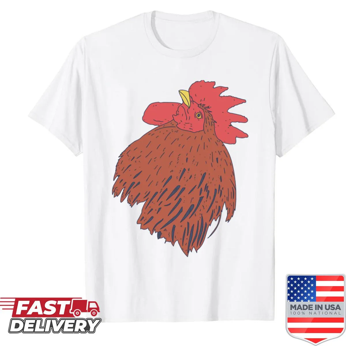 Illustration of a cockfight rooster design shirt