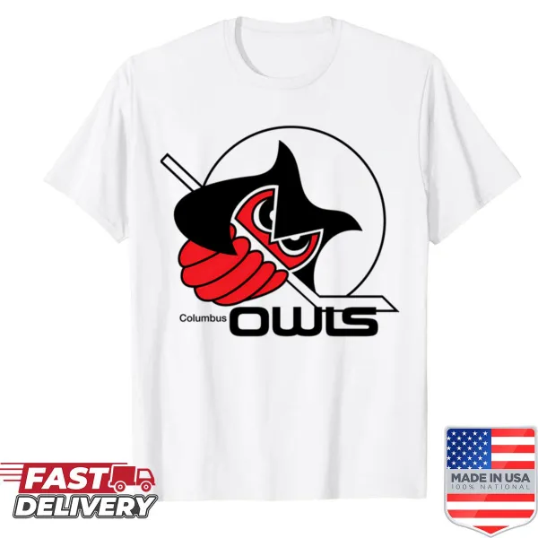 Columbus Owls hockey logo shirt