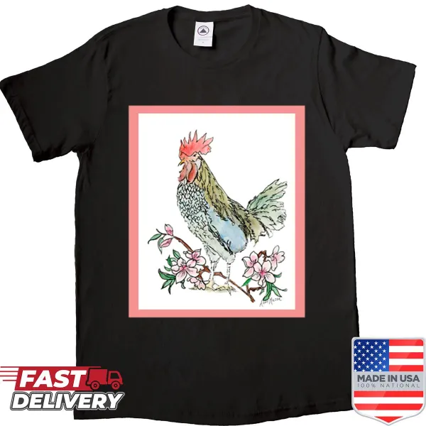 Shirt featuring Delaware's state bird and flower design