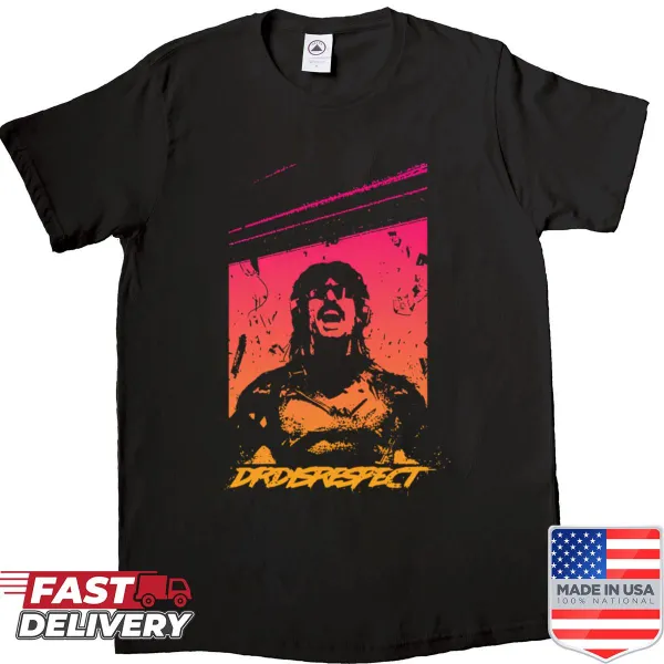 Merch shirt featuring Dr Disrespect design and bold typography