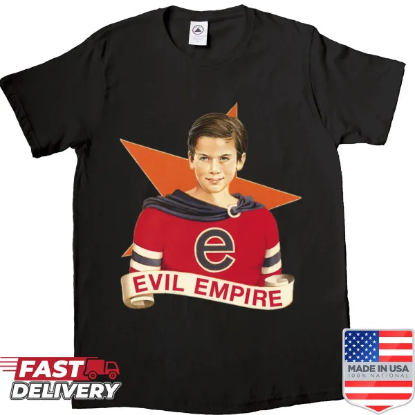 Funny shirt featuring an Evil Empire meme design