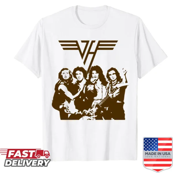 Vintage-inspired band tour logo shirt for music lovers