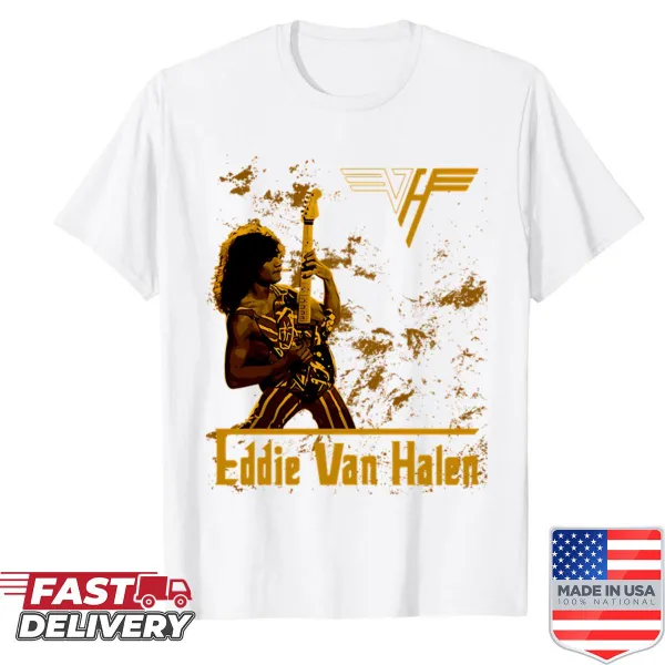 Vintage band tour shirt featuring iconic logos and memories