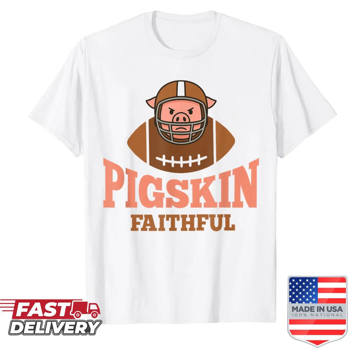 Fun typography design for fantasy football fans on a T-shirt