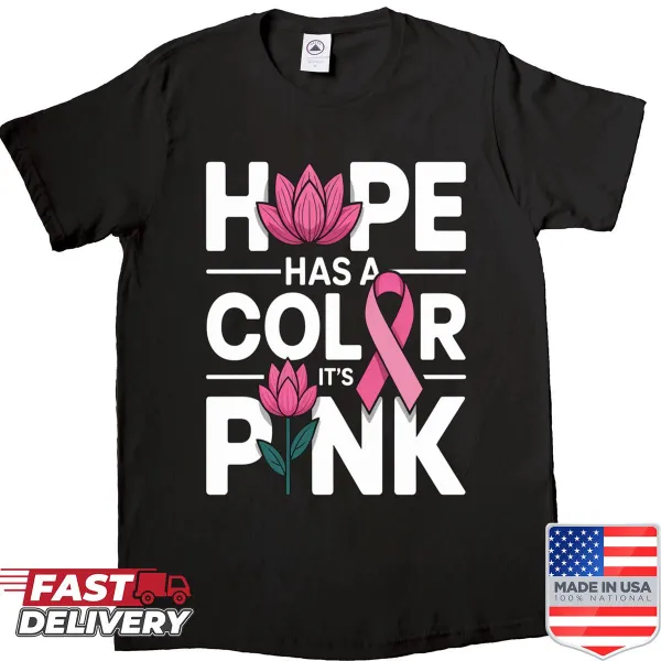 Breast cancer awareness shirt with a strong message for women.