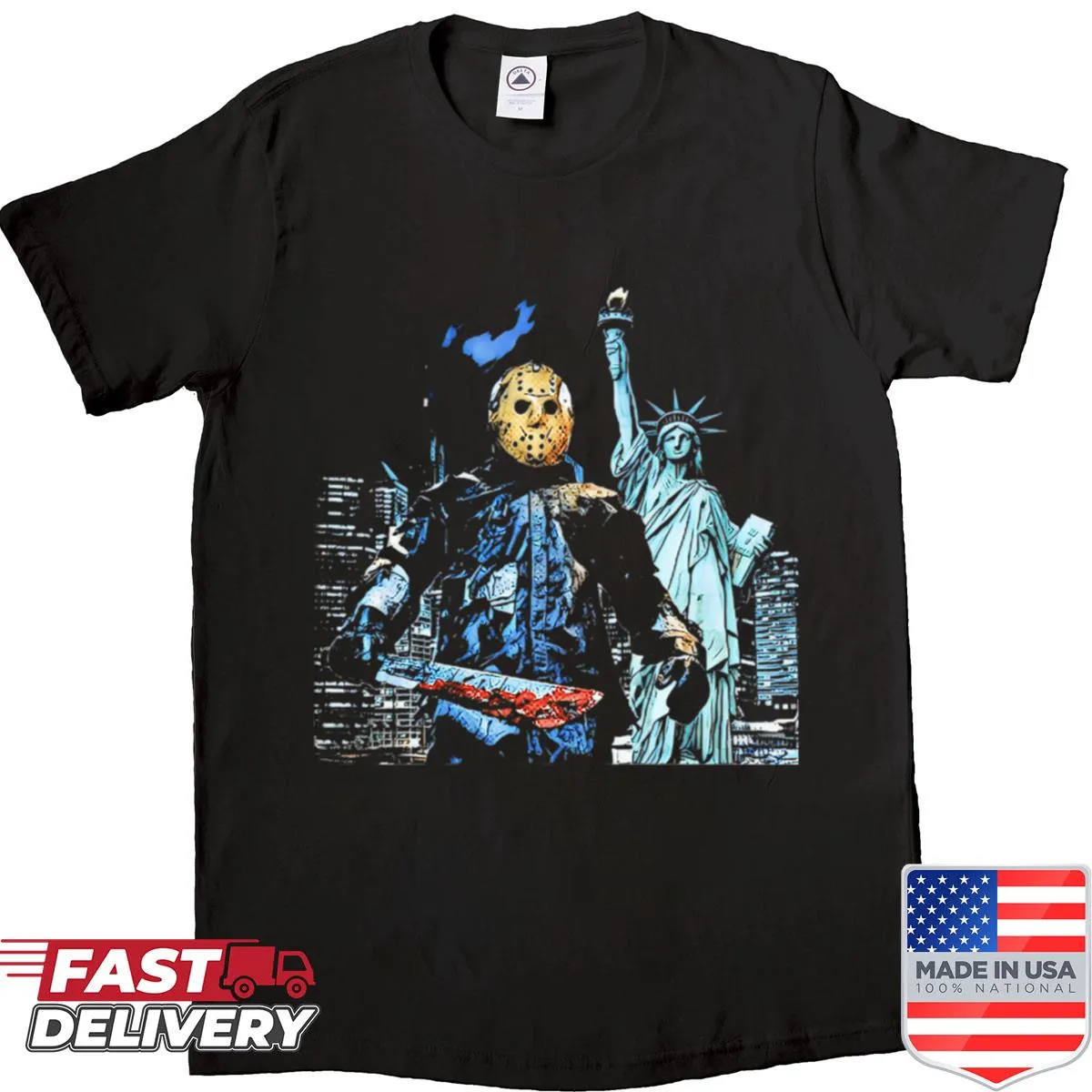 Vintage horror movie logo shirt for Halloween