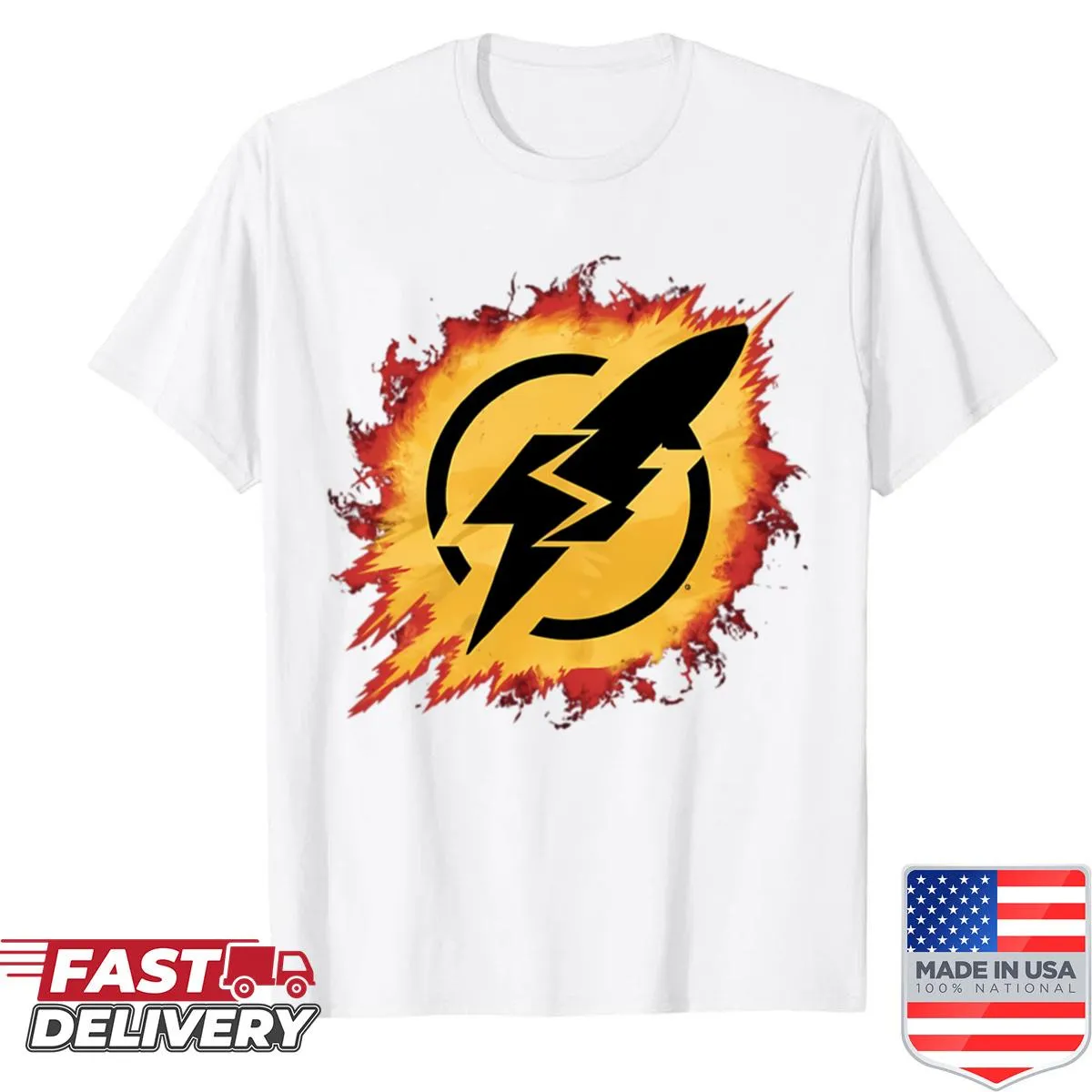 Vintage-style shirt celebrating the Foo Fighters band