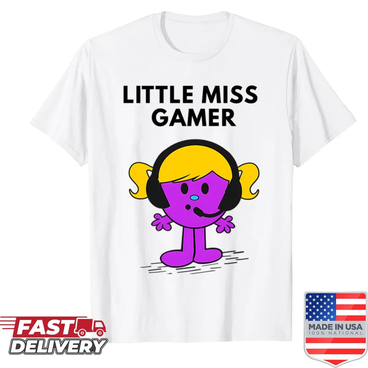 Cute cartoon T-shirt with minimalist characters representing friendship for kids