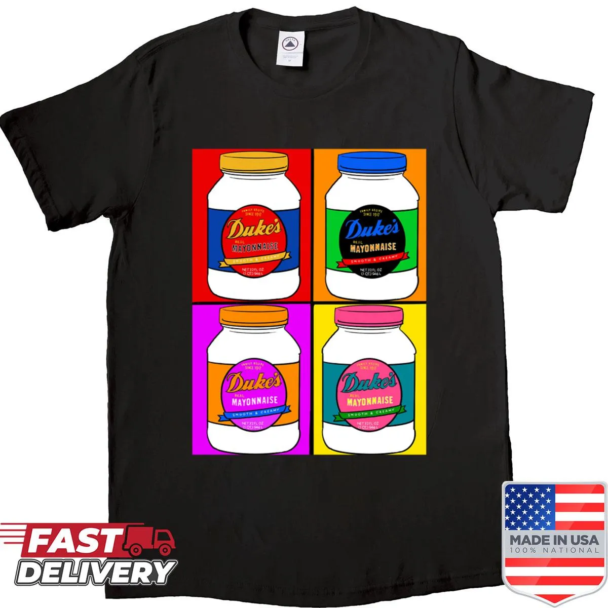 Illustrated funny sandwich shirt with humorous fubar design