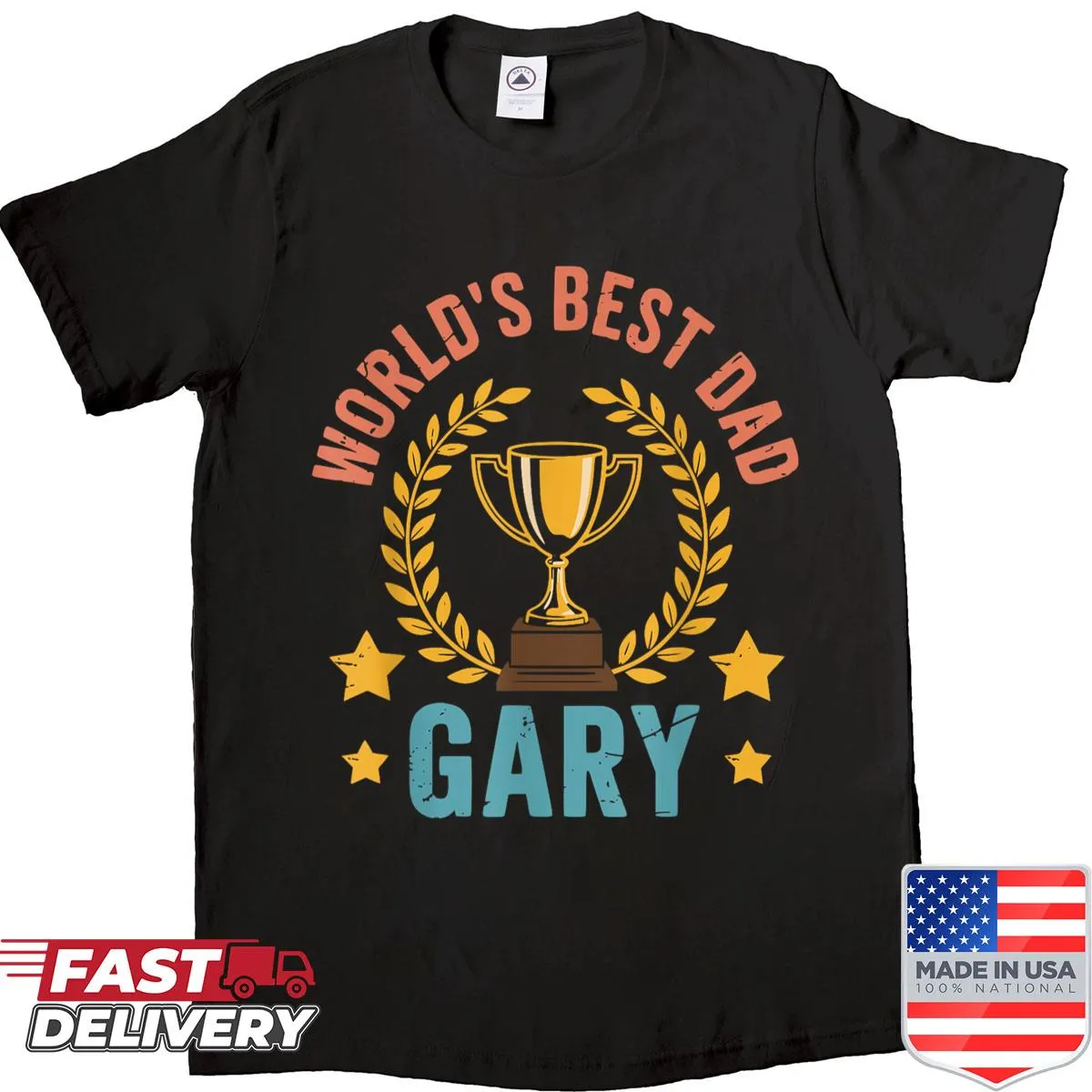 World's Best Dad shirt designed for Gary