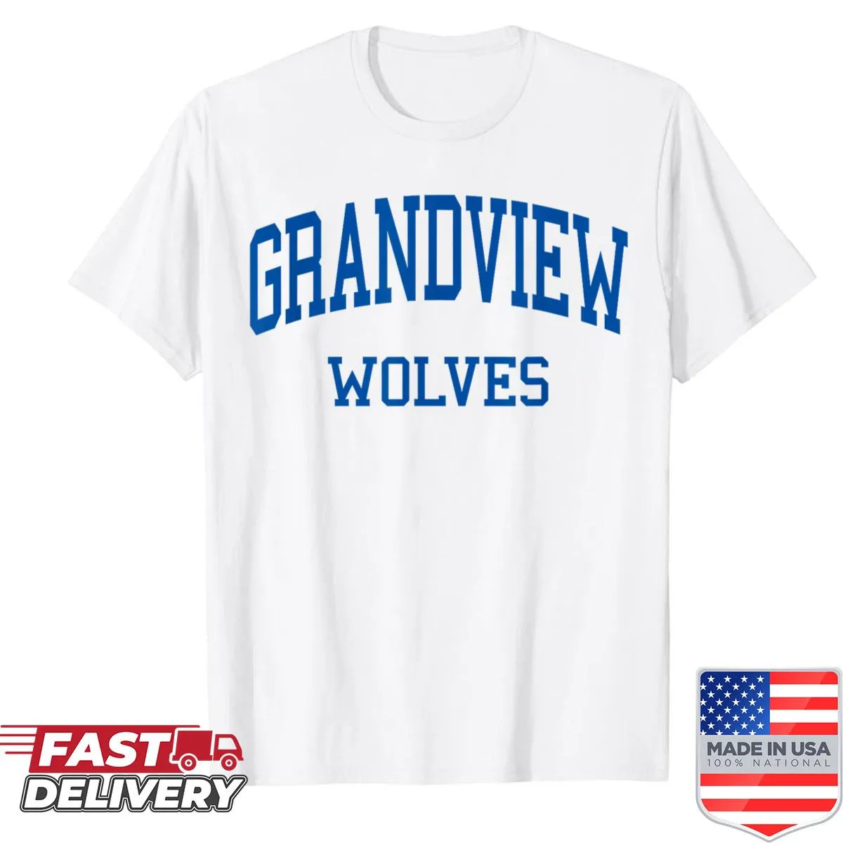 Retro Grandview High School shirt with classic logo design