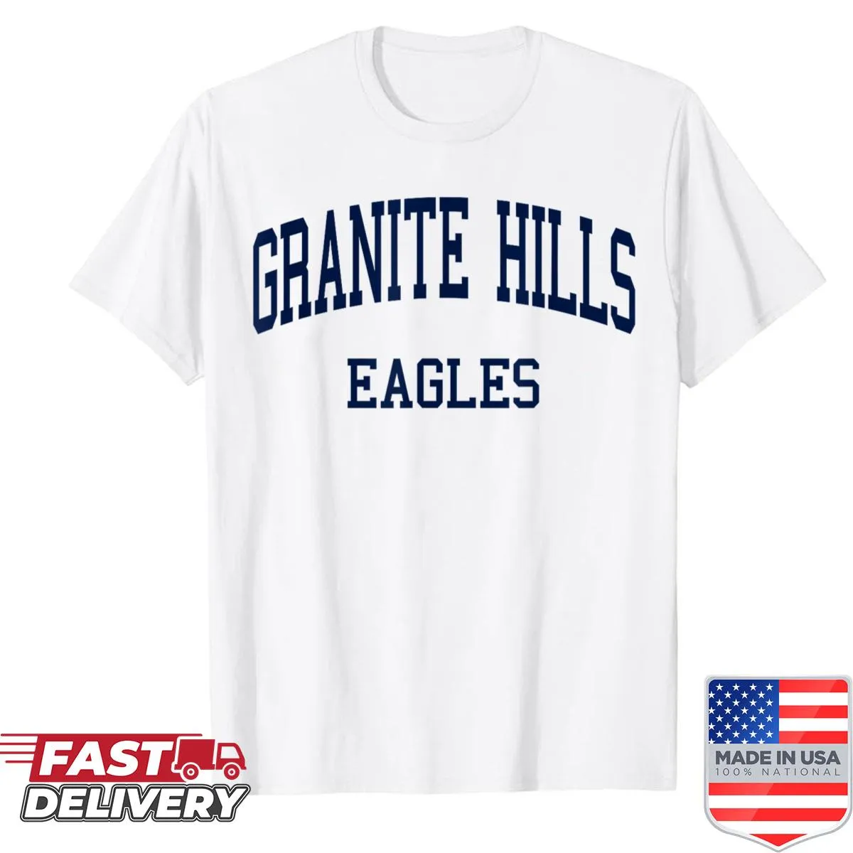 Retro Granite Hills High School shirt with vintage design