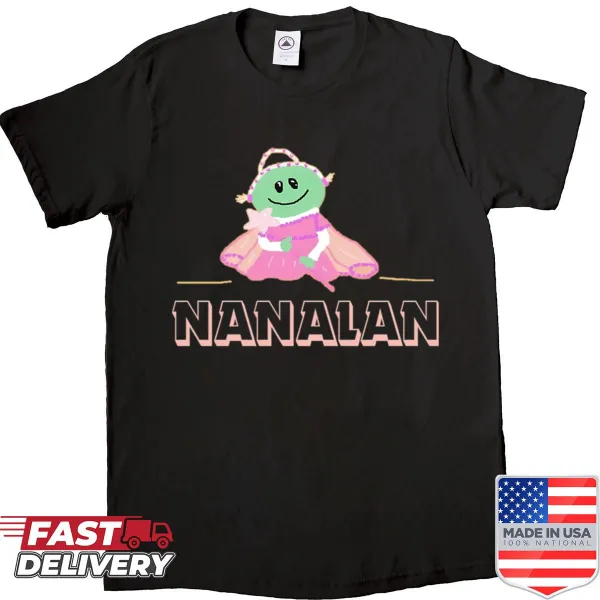 Cartoon puppet face monster graphic on a cute shirt