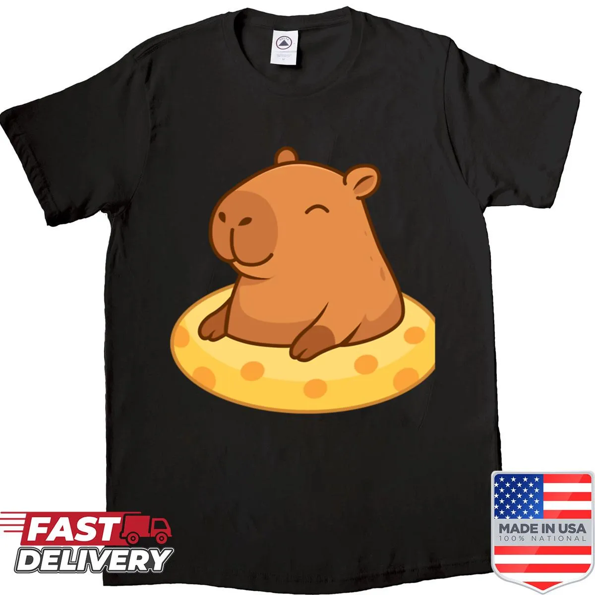 Playful cartoon character shirt featuring Cappy