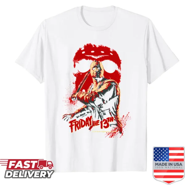 Vintage film horror movie logo t-shirt