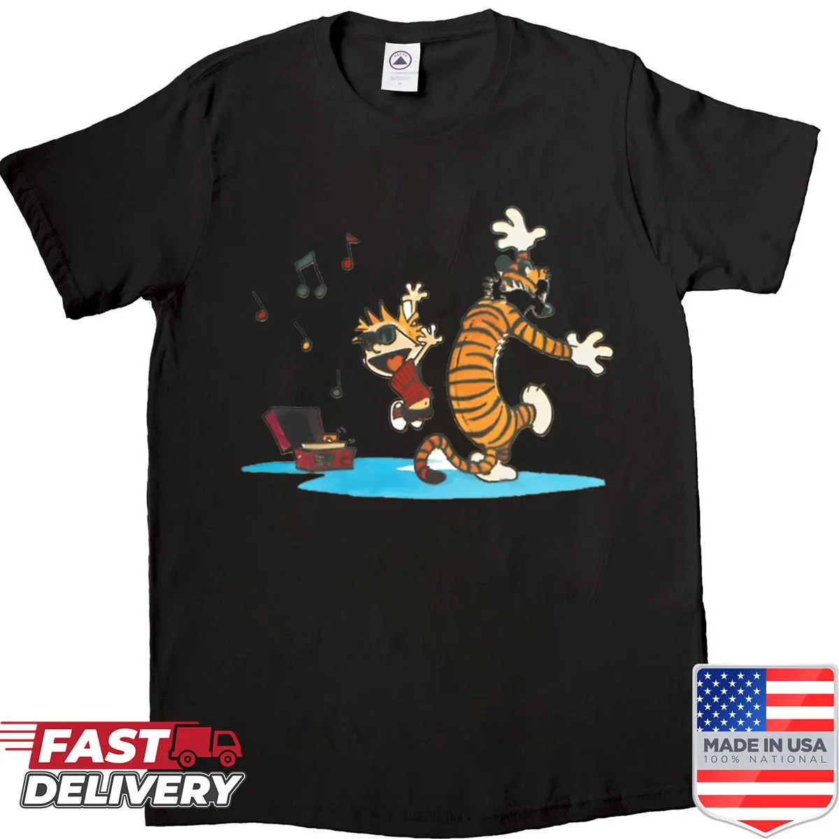 Retro comic-themed shirt celebrating childhood imagination, playful design