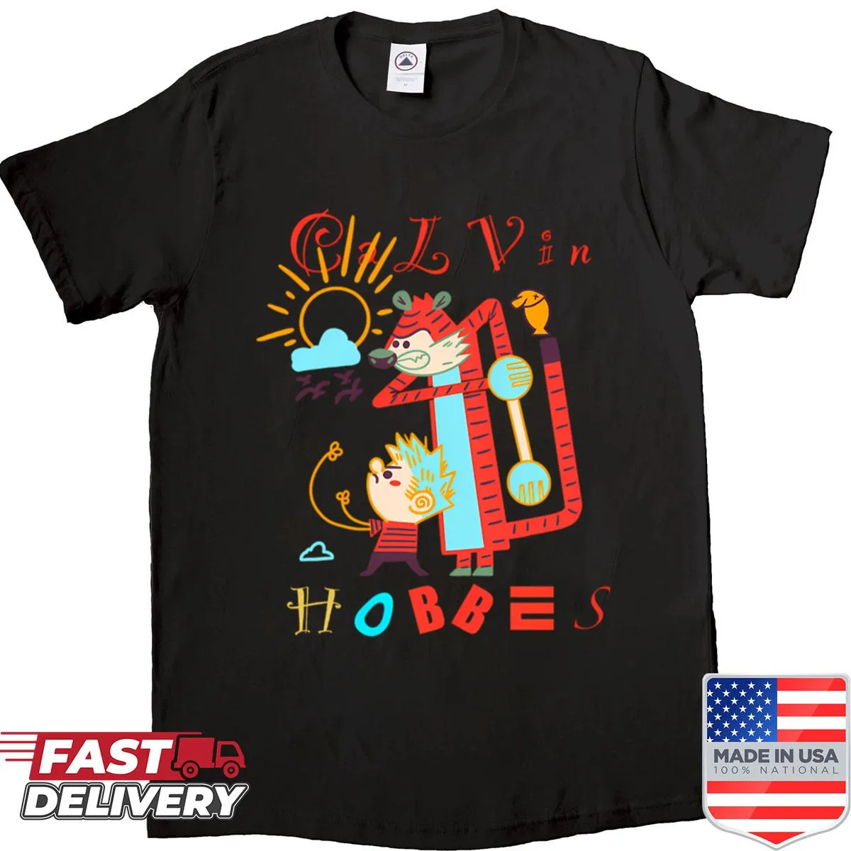 Retro style shirt inspired by classic childhood comics