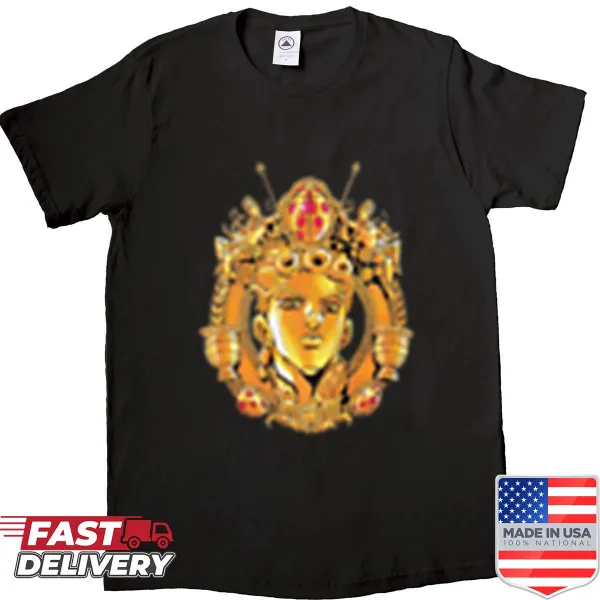 Oversized shirt featuring a bold Italian medallion graphic