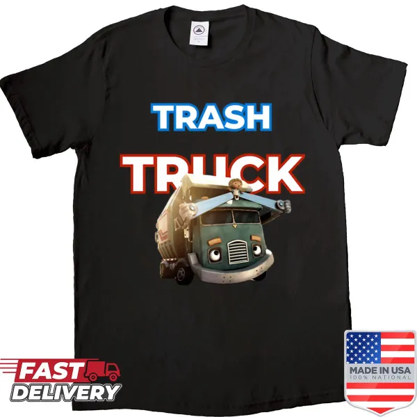 Vintage cartoon series shirt with a playful logo design of cars