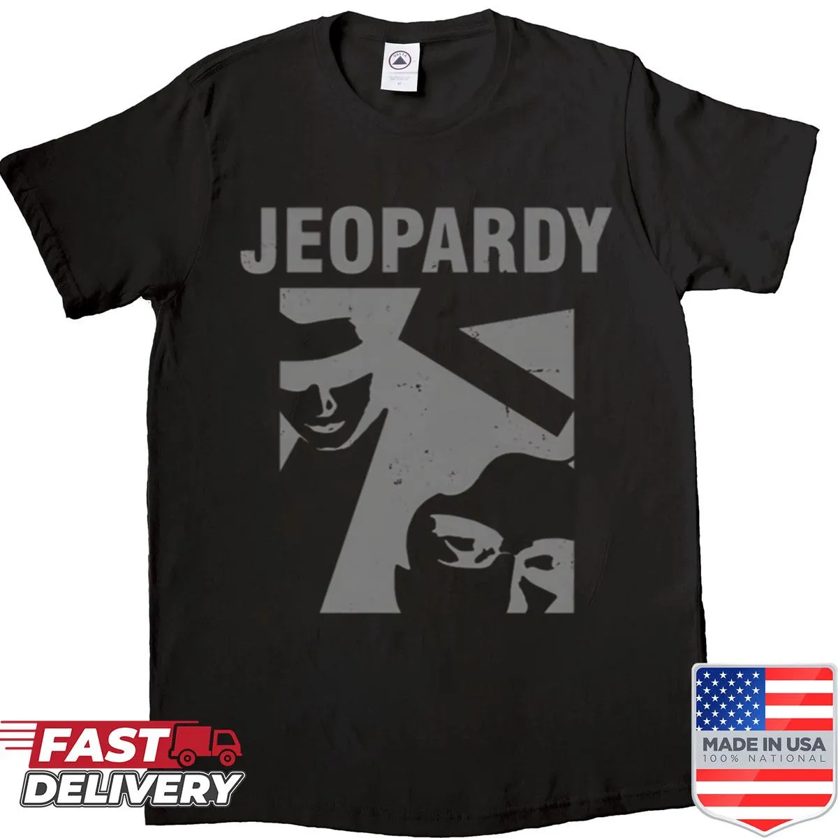 Graphic shirt with various humorous gaming expressions