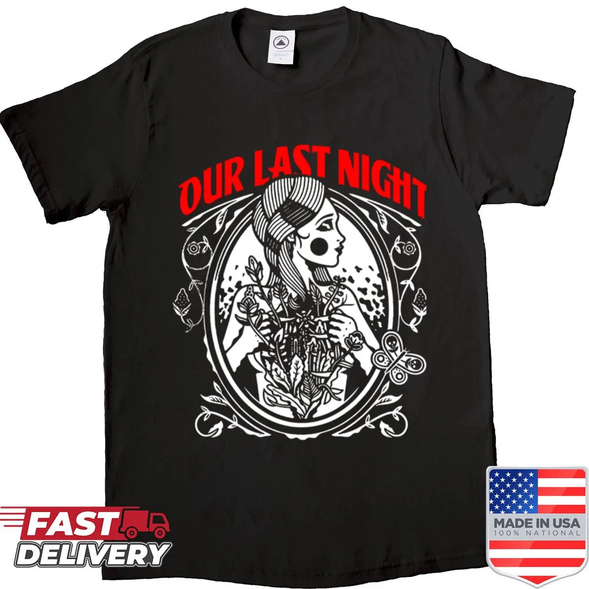 Vintage 90s metal band logo shirt