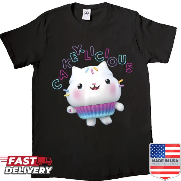 Cute cat dollhouse shirt with vintage illustrations