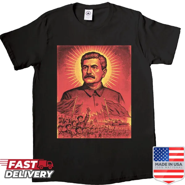 Shirt featuring Massimo Dalema styled as a Maoist leader.