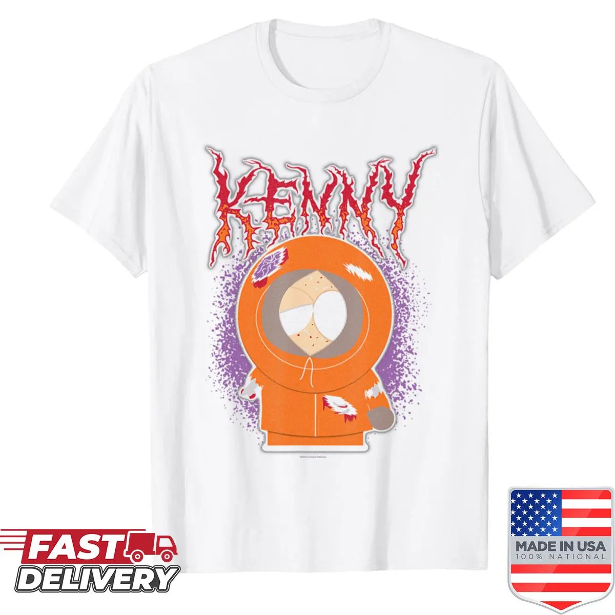 Vintage cartoon parody movie shirt with retro design