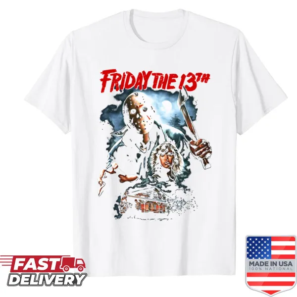 Vintage horror film logos t-shirt with a distressed design