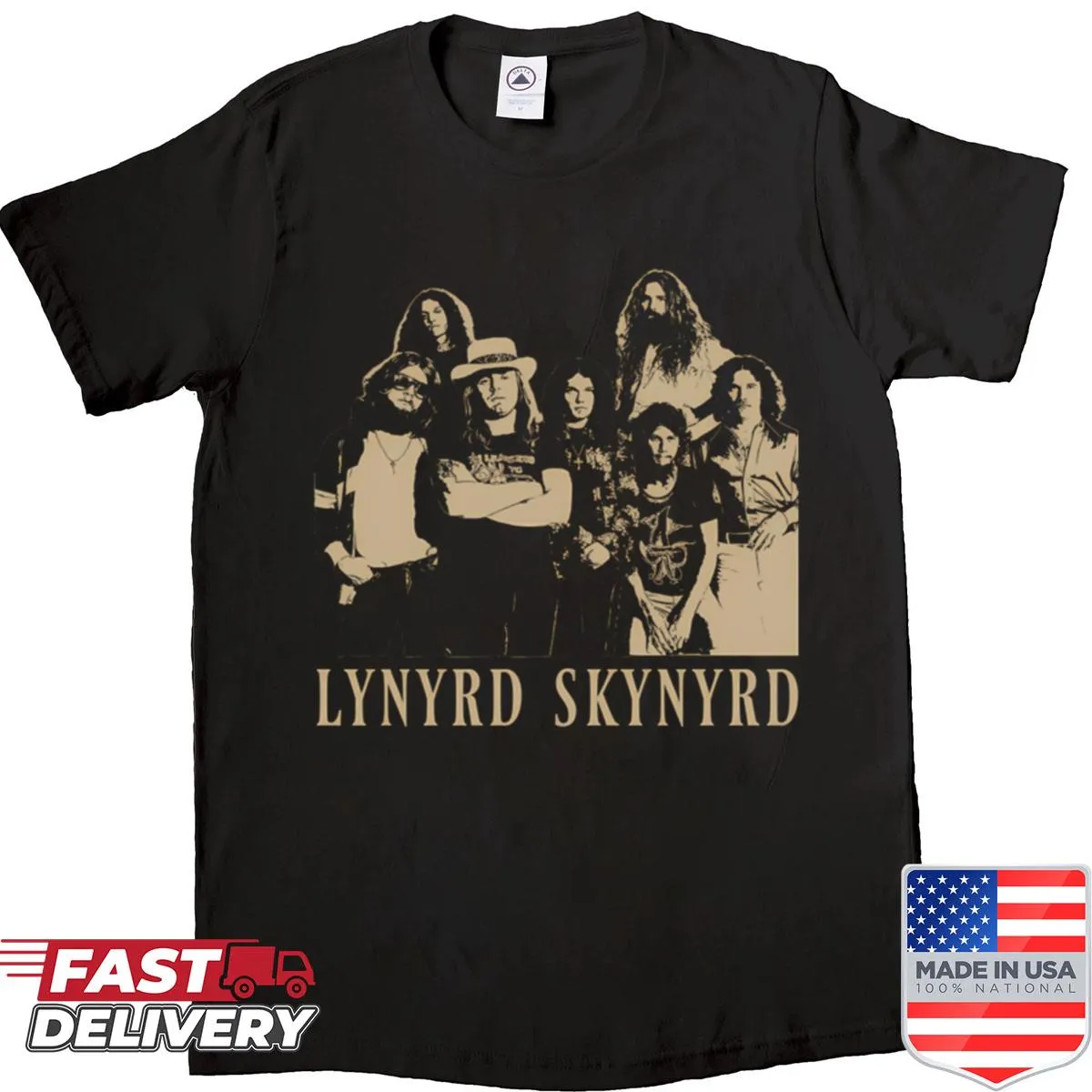 Vintage shirt featuring music album tour logos