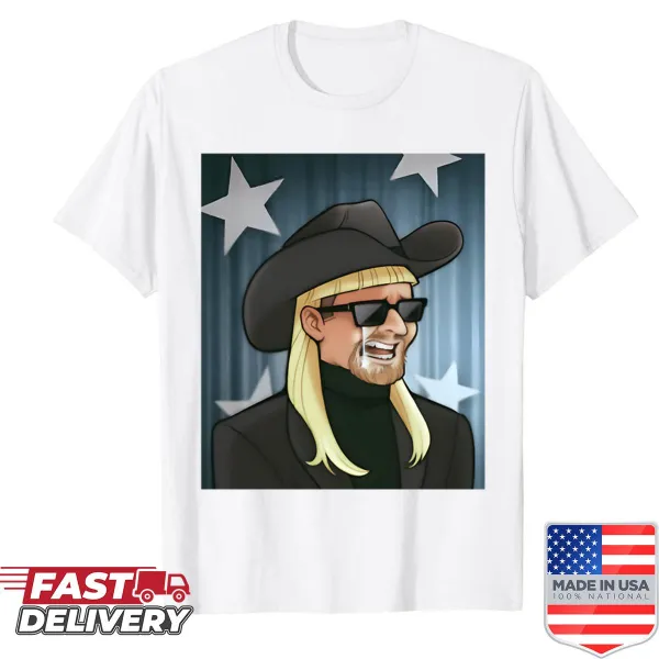 Funny shirt with Oliver Tree cowboy tears graphic