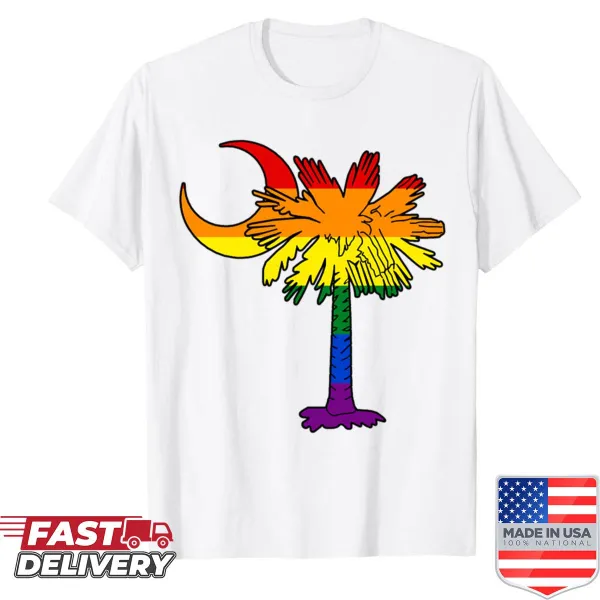 Emblematic design celebrating South Carolina on a shirt